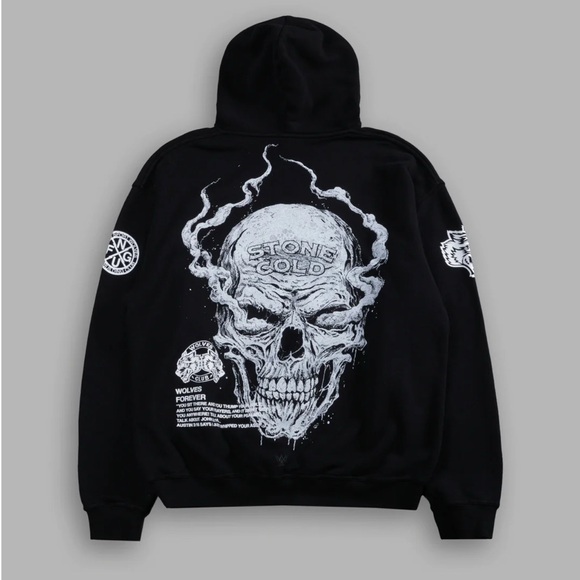 Darc Sport Stone Cold Collab Hoodie black Size Large EXTREMELY LIMITED NWT